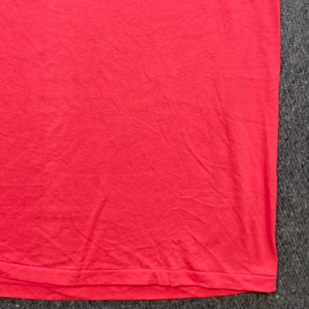 Cayman Islands T Shirt L Mens Red Pink Vintage 90s Single Stitch Embroidered Sun - Picture 2 of 8